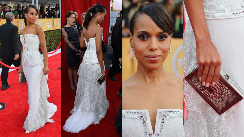 Illustration for article titled Classic Glamour and Fugly Failures at the SAG Awards